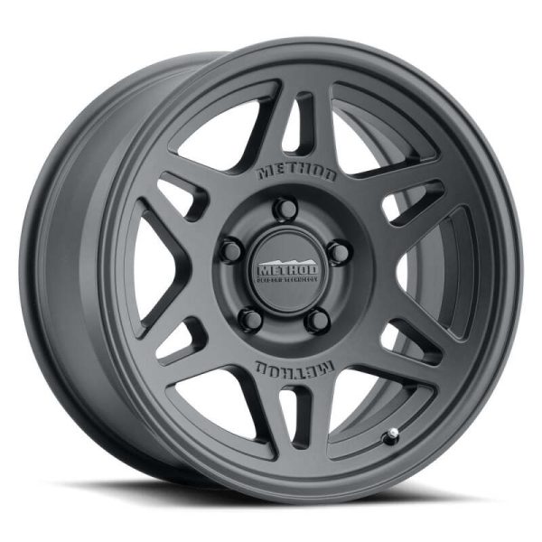 Method MR706 Bead Grip 17x8.5 0mm Offset 5x150 150mm Matte Black Wheel For Sale