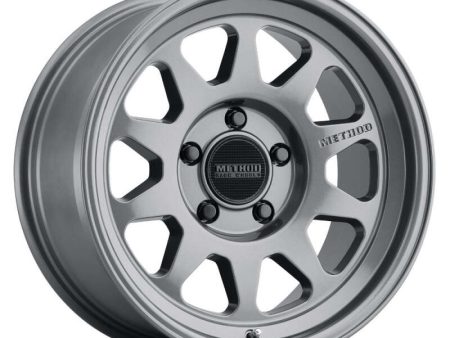 Method MR316 17x8 25mm Offset 5x120 110.50mm CB Gloss Titanium Wheel Supply