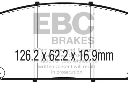 EBC 2017+ Honda Clarity Fuel Cell Greenstuff Front Brake Pads Online Hot Sale