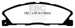 EBC 13-19 Ford Explorer 3.5TT Greenstuff Front Brake Pads For Sale